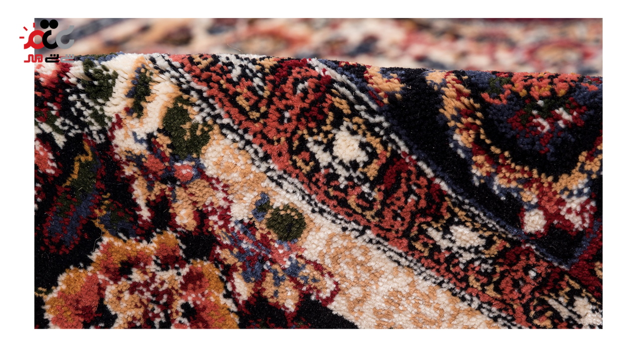 گبه ماشینی دنیای فرش کد 546R زمینه روناسی