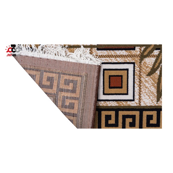گلیم ماشینی دنیای فرش طرح میخک