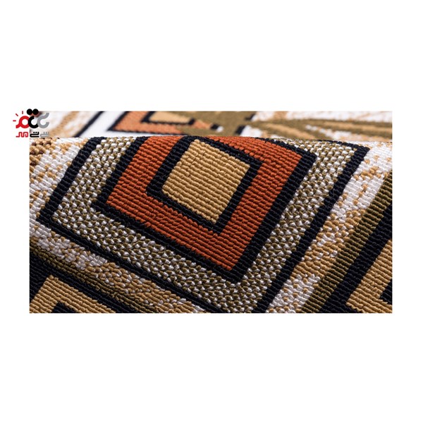 گلیم ماشینی دنیای فرش طرح میخک