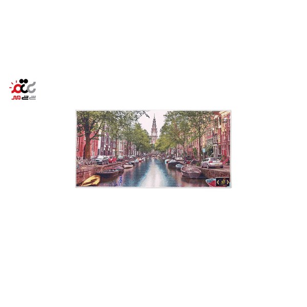 تابلو فرش ماشینی دنیای فرش طرح ونیز کد 427