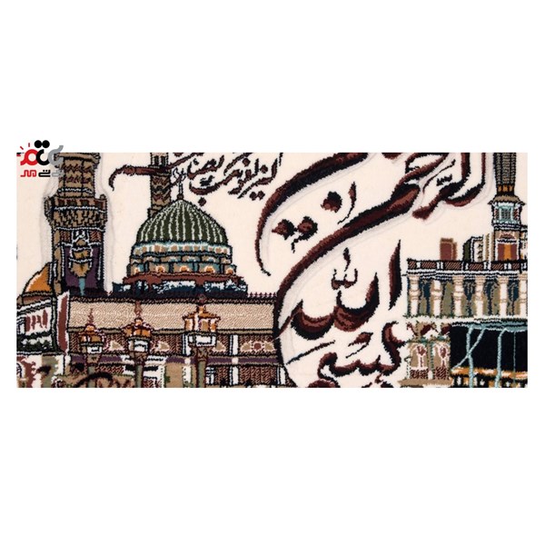 تابلو فرش ماشینی دنیای فرش طرح وان یکاد کد 102
