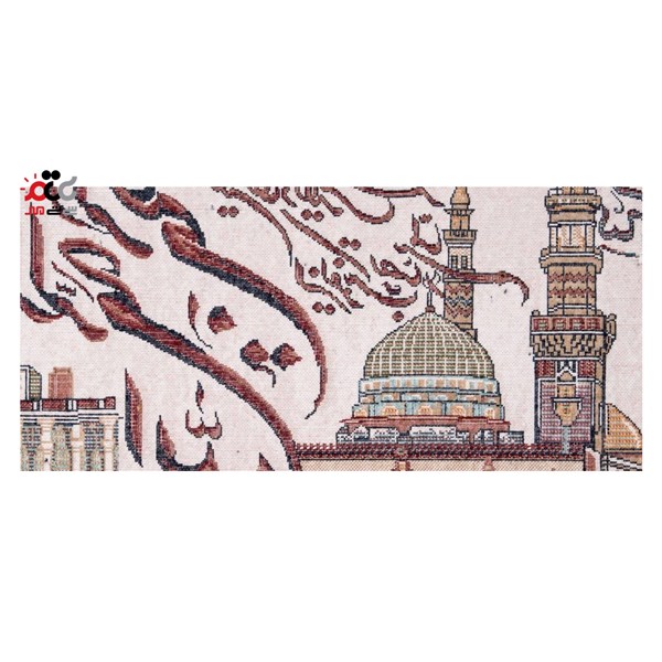 تابلو فرش ماشینی دنیای فرش طرح وان یکاد کد 102