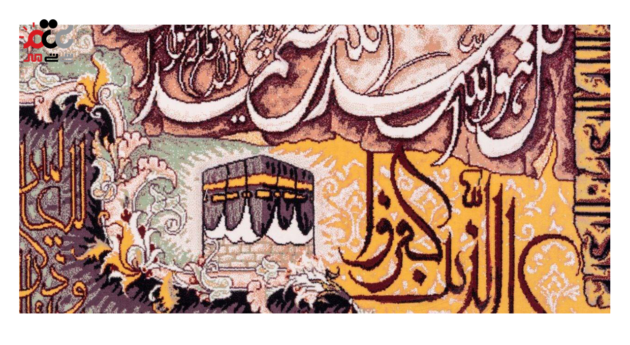 تابلو فرش ماشینی دنیای فرش طرح و ان یکاد کد 182