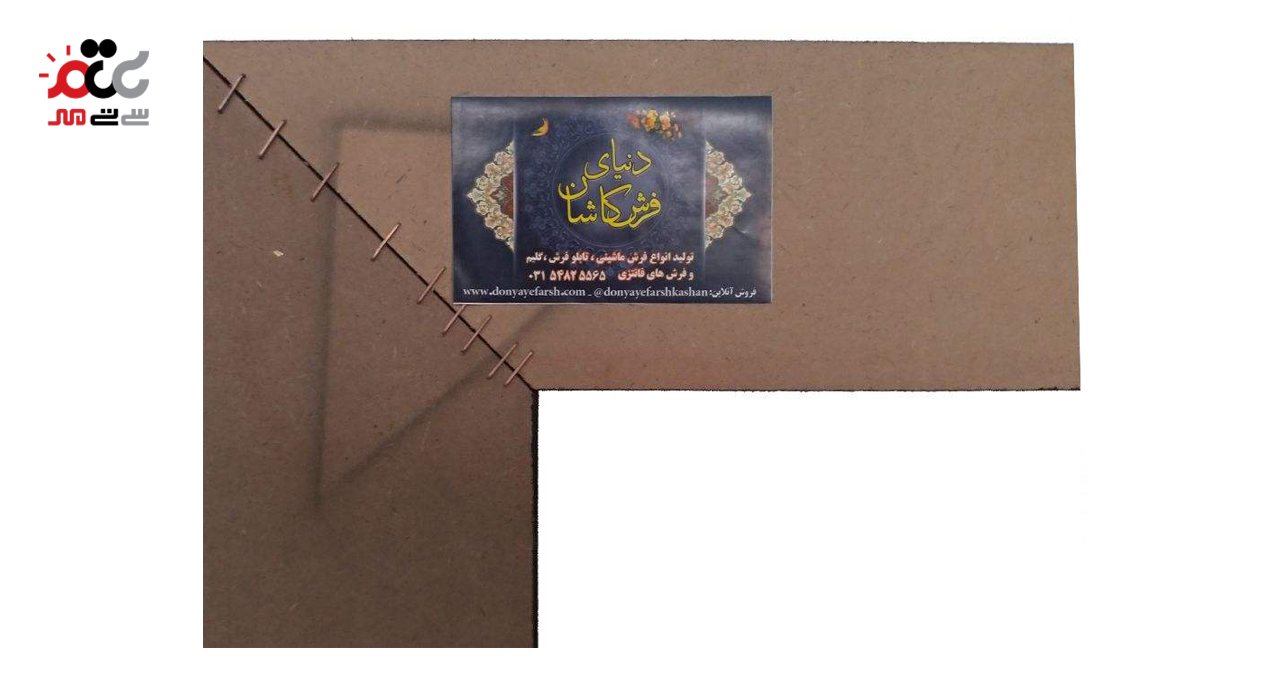 تابلو فرش ماشینی دنیای فرش طرح وان یکاد کد 254