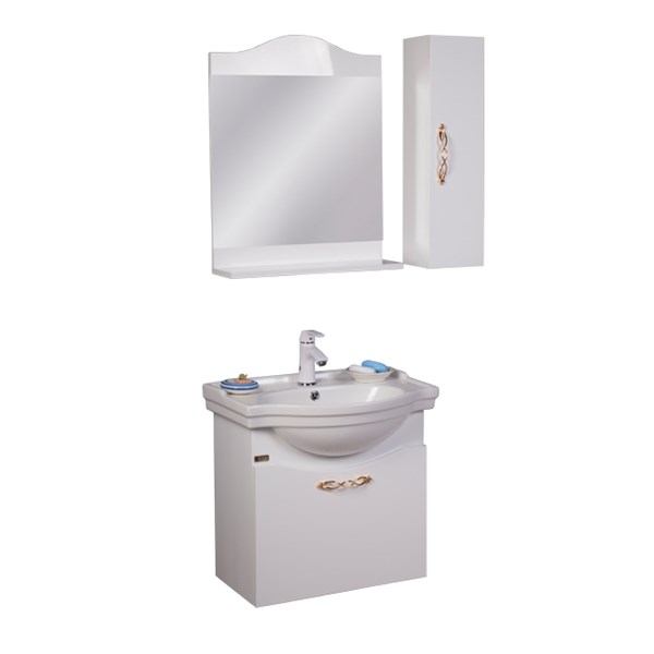 ست آینه و باکس و کابینت روشویی برتا مدل D-6011