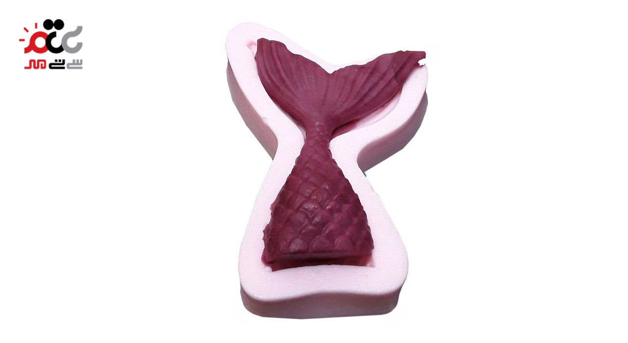 قالب مولد فوندانت سیلیکونی طرح دم ماهی کد 82