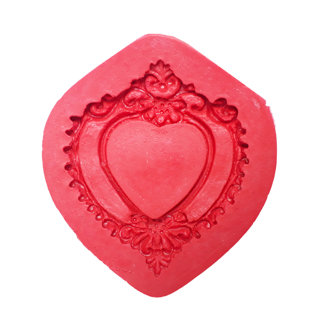 قالب مولد فوندانت سیلیکونی طرح قاب قلبی کد G30