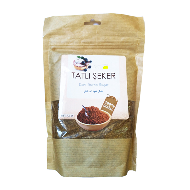 شکر قهوه ای تاتلی 500 گرمی