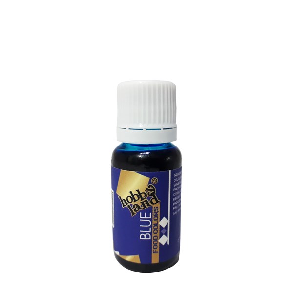 رنگ خوراکی آبی مدل hobby land حجم 20 گرمی