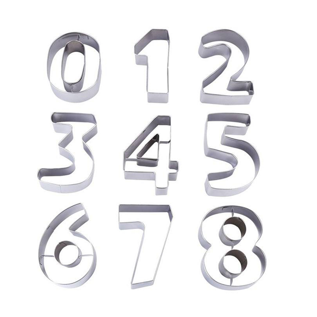 کاتر خمیر و شیرینی طرح اعداد کد C1010