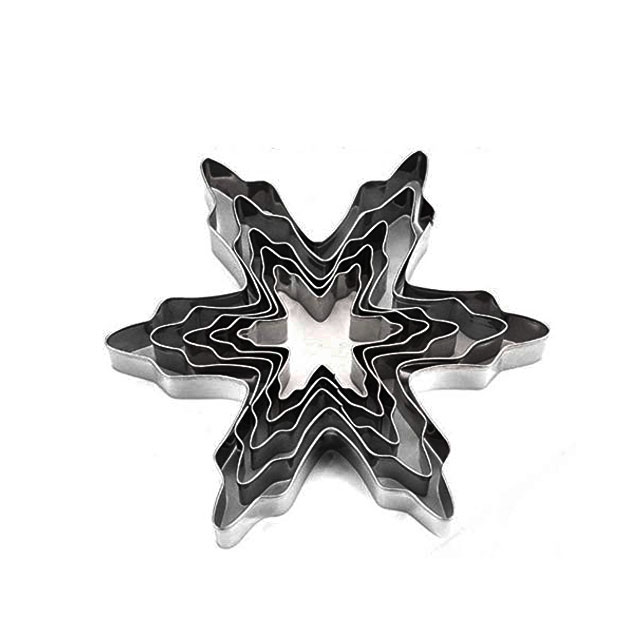 کاتر استیل طرح برف 5 عددی