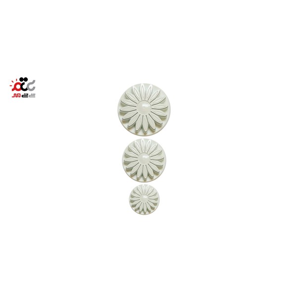 شابلون فشاری طرح گل مینو پلاستیکی کد 8115 سه عددی 