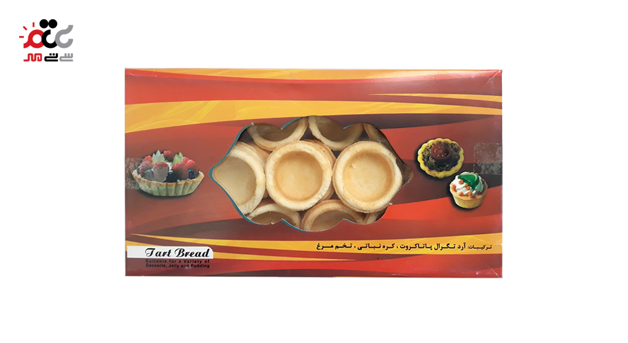 نان تارت شیرین عسل طرح دایره 