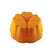 قالب ژله پلاستیکی طرح قلب شیفون دار کد 5126