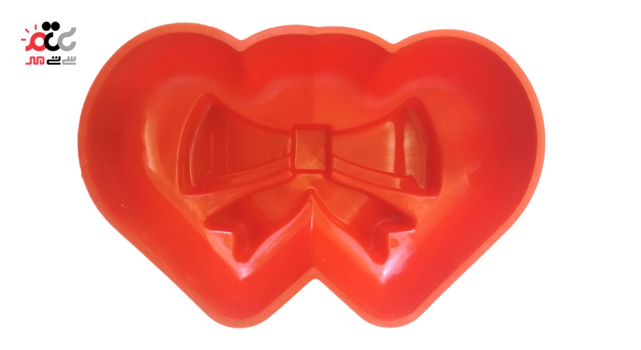 قالب ژله پلاستیکی قلب طرح پاپیون کد 5133