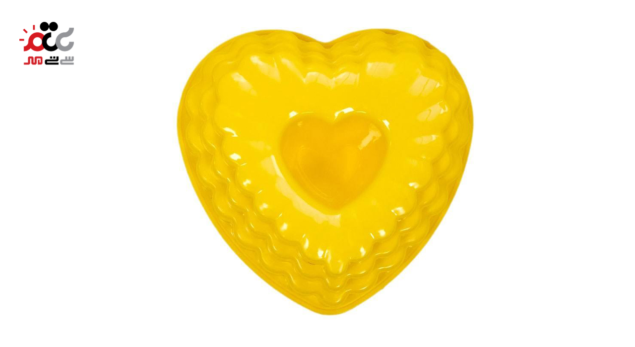 قالب ژله پلاستیکی طرح قلب طبقاتی کد 5112