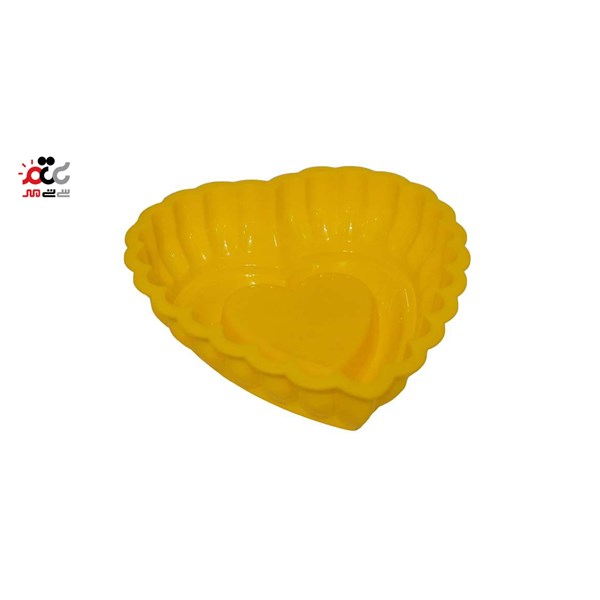 قالب ژله پلاستیکی قلبی طرح دار کد 5111