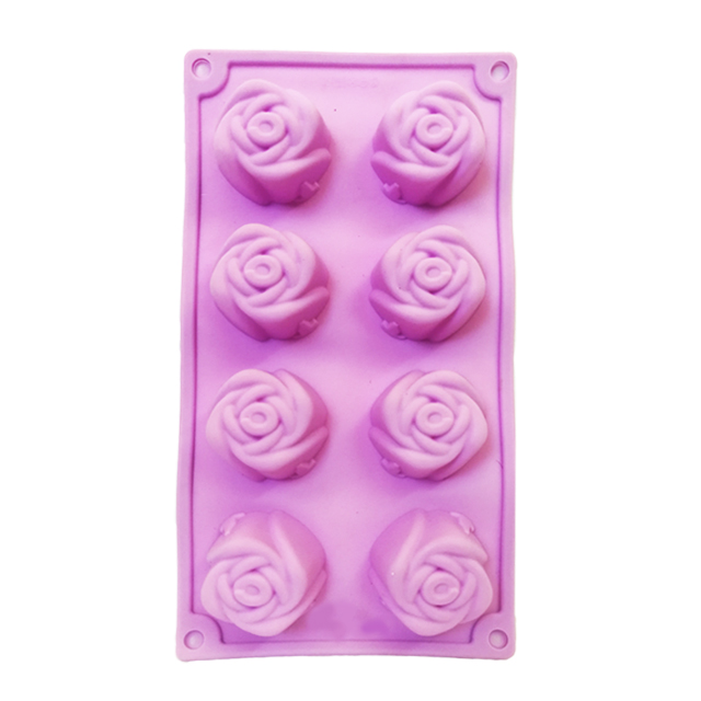 قالب کیک و ژله سیلیکونی طرح Rose کد 2123