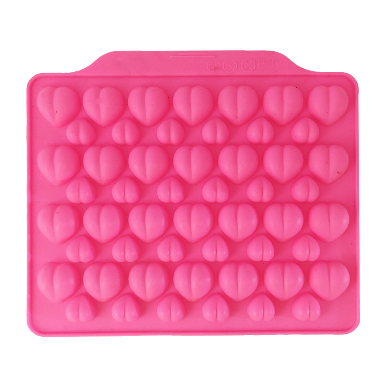 قالب شکلات و پاستیل سیلیکونی طرح قلب کد 1133