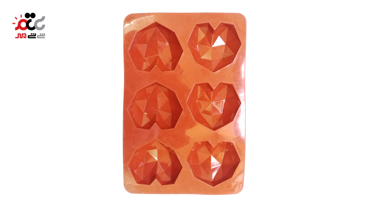 قالب کیک و ژله سیلیکونی طرح قلب سوپرایز کد 2129