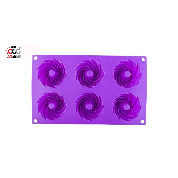 قالب کیک و ژله سیلیکونی طرح پیچک کد 2111