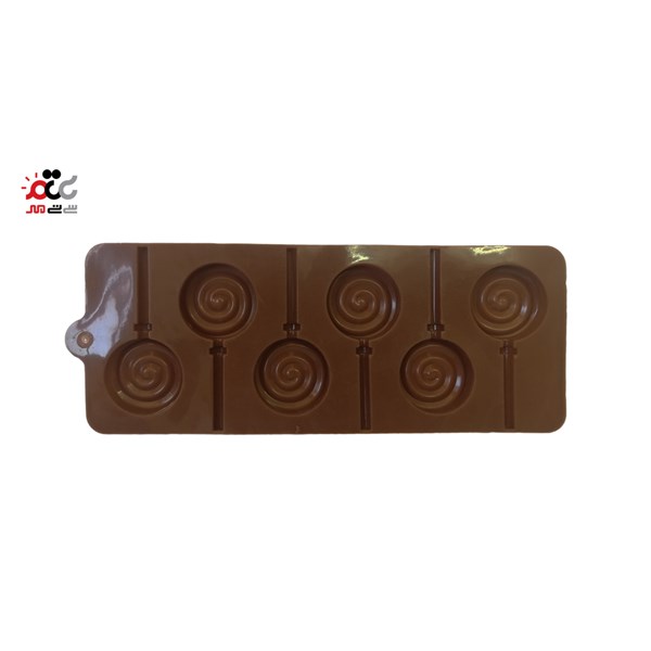 قالب شکلات و پاستیل سیلیکونی طرح آبنبات چوبی کد 4112