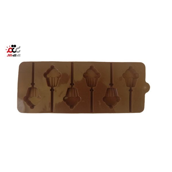 قالب شکلات و پاستیل سیلیکونی طرح کاپ کیک کد 4115