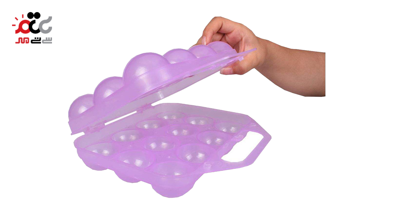 جا تخم مرغی پلاستیکی مدل 12 خانه