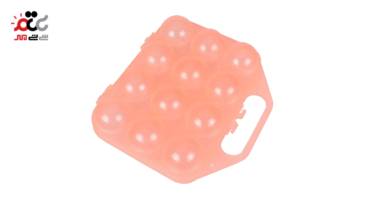 جا تخم مرغی پلاستیکی مدل 12 خانه