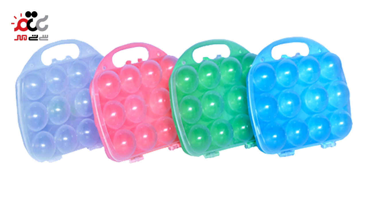 جا تخم مرغی پلاستیکی مدل 12 خانه