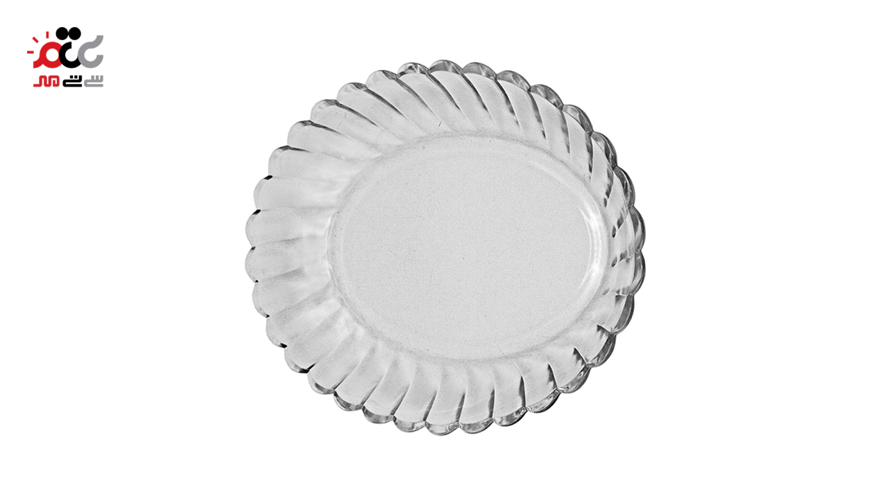 دیس بیضی شیشه و بلور اصفهان کوچک مدل سارینا کد822