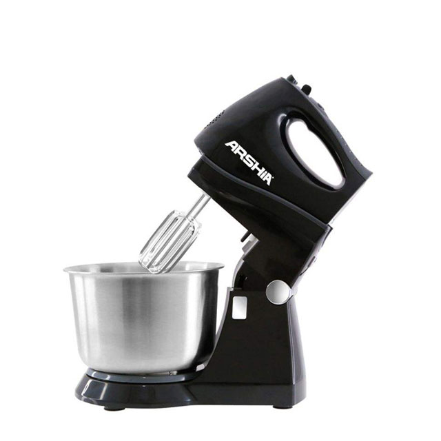 همزن کاسه دار استیل عرشیا مدل HM135-2058