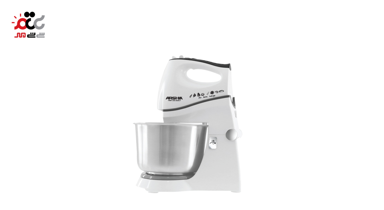 همزن کاسه دار استیل عرشیامدل hm135-2057