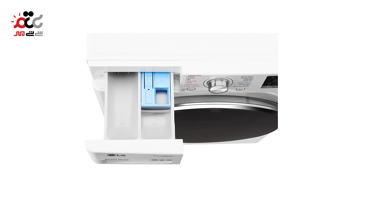ماشین لباسشویی ال جی مدل WM-966SW ظرفیت 9 کیلوگرم