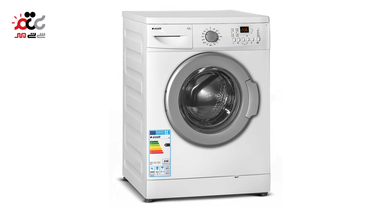 ماشین لباسشویی آرچلیک مدل 4820 ظرفیت 8 کیلوگرم