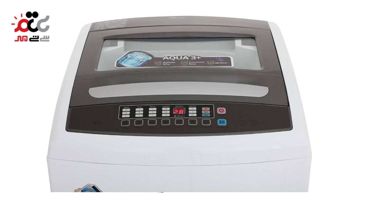 ماشین لباسشویی میدیا مدل TW 6810 Wظرفیت 10 کیلو گرم