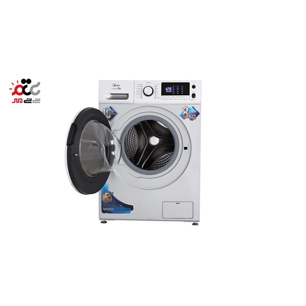 ماشین لباسشویی میدیا مدل 14812 W ظرفیت 8 کیلوگرم