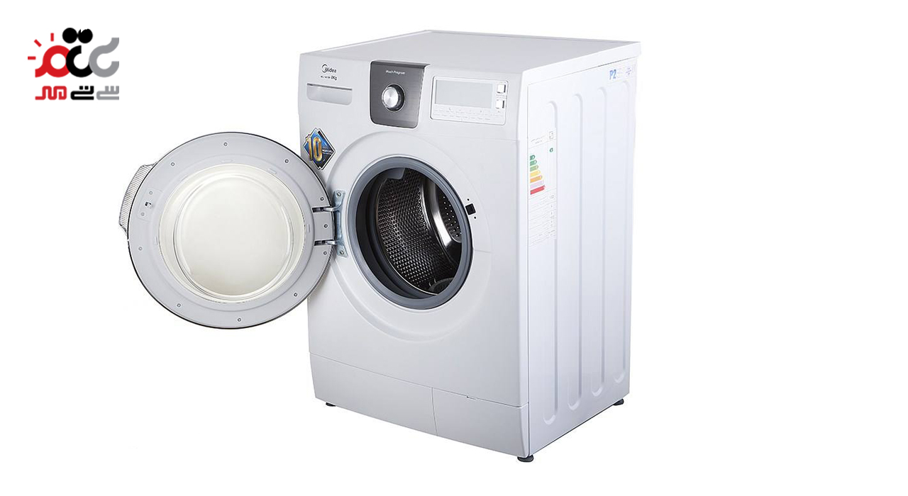 ماشین لباسشویی میدیا مدل 14815 w تمام لمسی ظرفیت 8 کیلو گرم