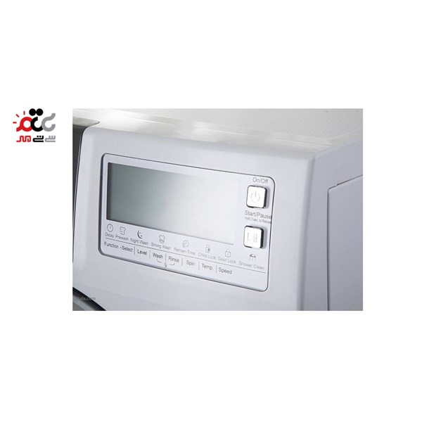 ماشین لباسشویی میدیا مدل 14815 w تمام لمسی ظرفیت 8 کیلوگرم