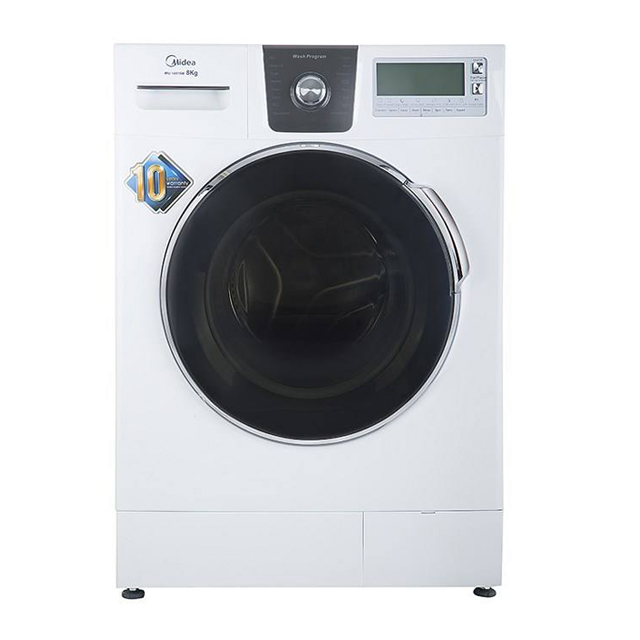 ماشین لباسشویی میدیا مدل 14815 w تمام لمسی ظرفیت 8 کیلو گرم