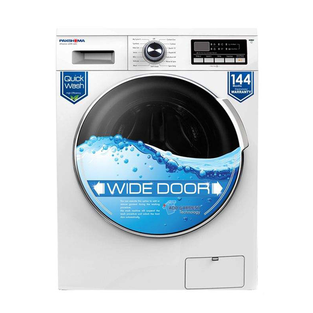 ماشین لباسشویی پاکشوما مدل WFU-90412 ظرفیت 9 کیلوگرم 