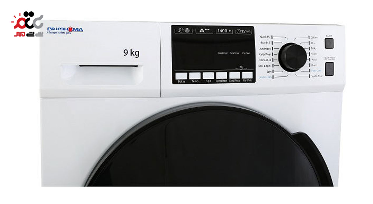 ماشین لباسشویی پاکشوما مدل TFU-94407 ظرفیت 9 کیلوگرم