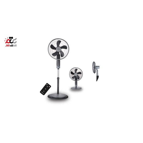 پنکه ایستاده پنج پره (3 کاره) تکنو مدل Te-9150