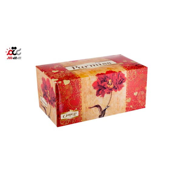 دستمال کاغذی طرح دار پرمیس 300 برگ دو لا