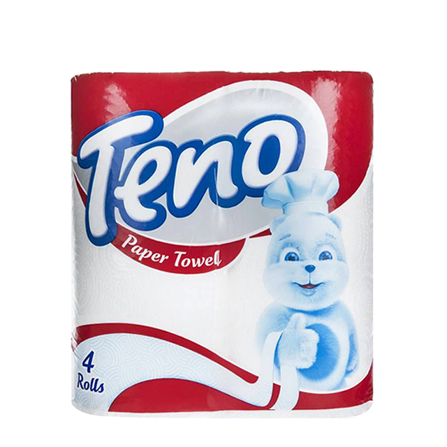 دستمال حوله کاغذی سه لایه تنو بسته دو عددی