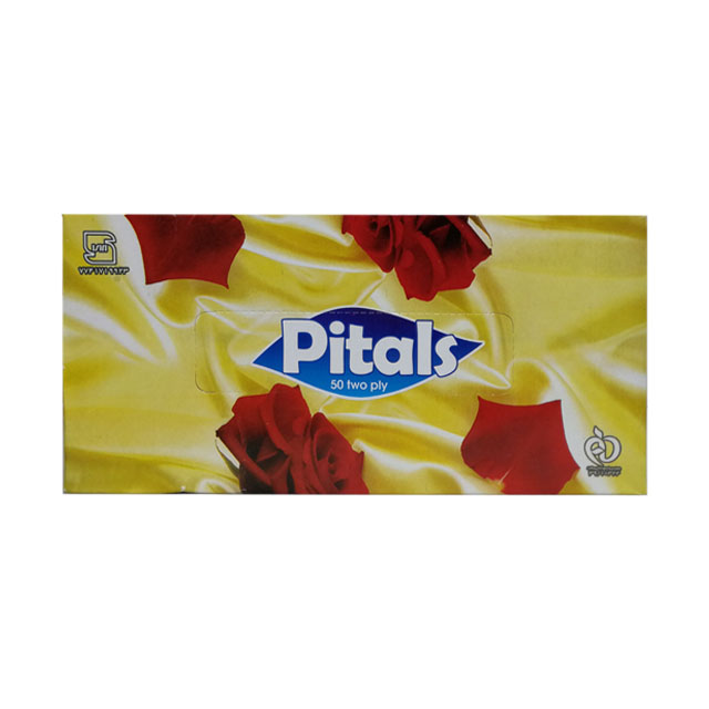 دستمال کاغذی پیتالز 50 برگ دو لا