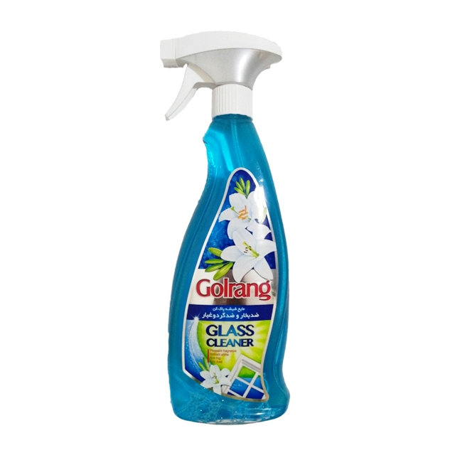 اسپری شیشه پاک کن آبی گلرنگ 500  میلی لیتری