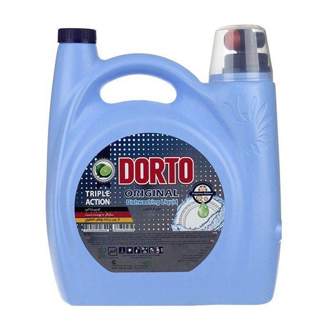 مایع ظرفشویی تریپل اکشن دورتو با رایحه لیمو 3750 گرمی