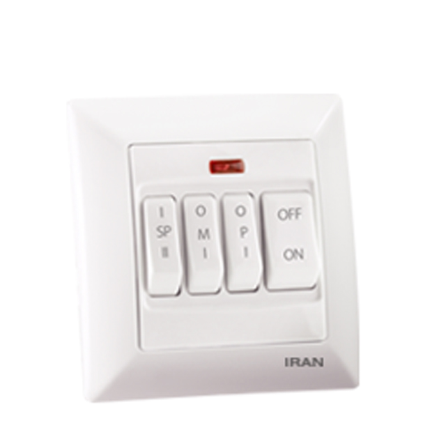 کلید کولر چهار پل ایران الکتریک مدل الیزه
