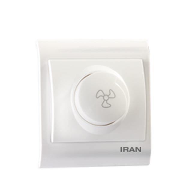 کلید دیمـر فن ایران الکتریک مدل 2009 سفید
